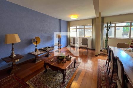 Sala  de apartamento à venda com 4 quartos, 184m² em Sion, Belo Horizonte