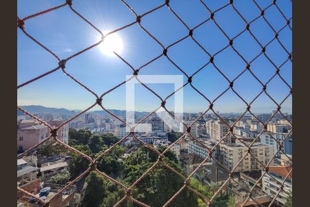 Vista da Sala de apartamento à venda com 2 quartos, 65m² em Rio Comprido, Rio de Janeiro