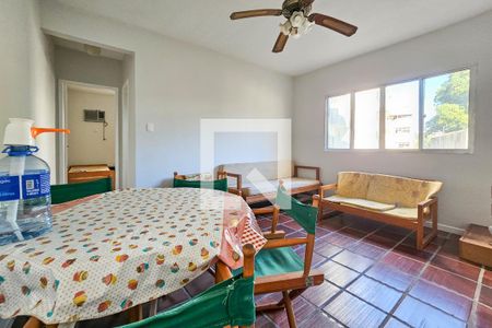 Sala de apartamento para alugar com 1 quarto, 78m² em Enseada, Guarujá