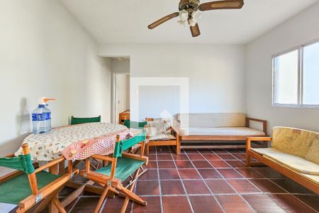 Sala de apartamento para alugar com 1 quarto, 78m² em Enseada, Guarujá