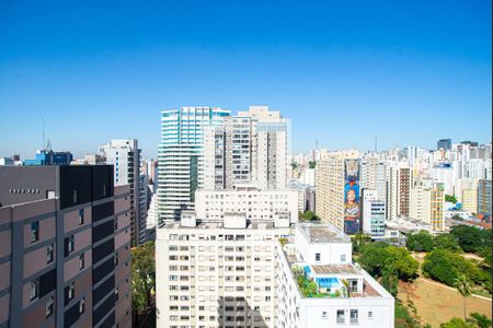Vista da Sala/Quarto de kitnet/studio para alugar com 1 quarto, 24m² em Consolação, São Paulo