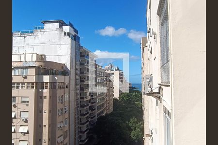 Varanda vista mar de apartamento para alugar com 1 quarto, 55m² em Copacabana, Rio de Janeiro