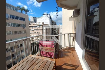 Varanda  de apartamento para alugar com 1 quarto, 55m² em Copacabana, Rio de Janeiro
