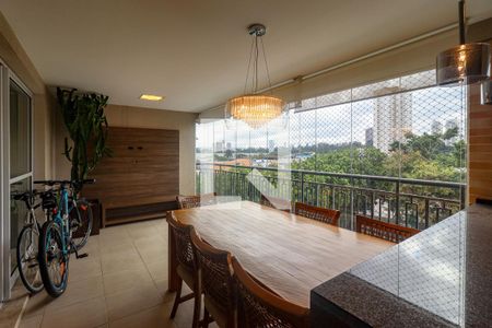 Sala de apartamento para alugar com 3 quartos, 134m² em Jardim Taquaral, São Paulo