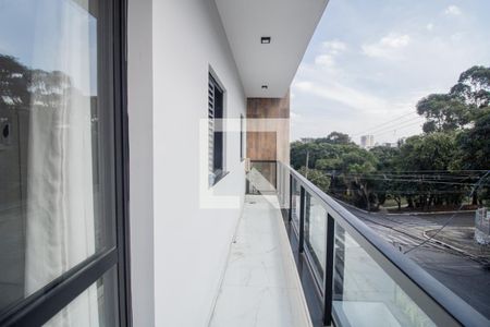 Varanda da sala de apartamento à venda com 2 quartos, 74m² em Jardim Nordeste, São Paulo
