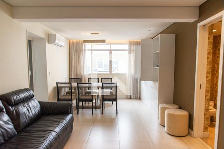 Sala de apartamento para alugar com 2 quartos, 90m² em Paraíso, São Paulo
