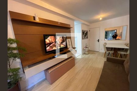 Sala de estar  de apartamento à venda com 2 quartos, 59m² em Ferreira, São Paulo