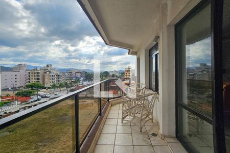 Varanda de apartamento para alugar com 3 quartos, 115m² em Loteamento Joao Batista Juliao, Guarujá
