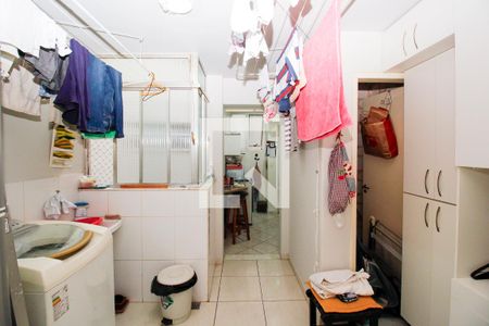 Área de serviço  de apartamento à venda com 3 quartos, 90m² em Santo Antônio, Belo Horizonte