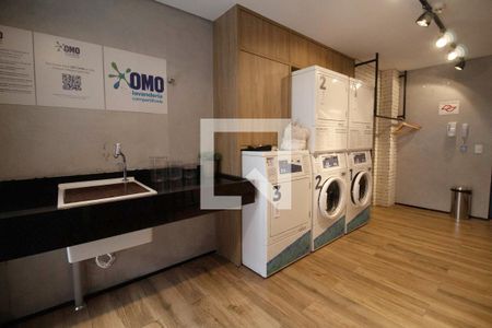 Studio para alugar com 28m², 1 quarto e sem vaga Studio para alugar com 28m², 1 quarto e sem vagaLavanderia