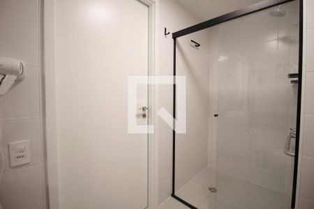 Studio para alugar com 28m², 1 quarto e sem vaga Studio para alugar com 28m², 1 quarto e sem vagaBanheiro da Suíte