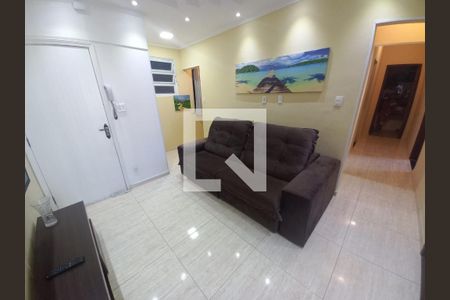 Sala de apartamento para alugar com 2 quartos, 75m² em Centro, São Vicente