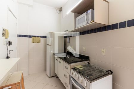 Cozinha de kitnet/studio para alugar com 1 quarto, 28m² em Centro Histórico de São Paulo, São Paulo