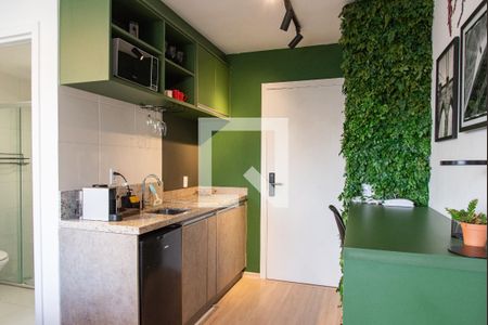 Studio para alugar com 29m², 1 quarto e sem vaga Studio para alugar com 29m², 1 quarto e sem vagaCozinha