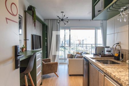 Studio para alugar com 29m², 1 quarto e sem vaga Studio para alugar com 29m², 1 quarto e sem vagaCozinha