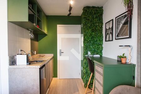 Studio para alugar com 29m², 1 quarto e sem vaga Studio para alugar com 29m², 1 quarto e sem vagaCozinha