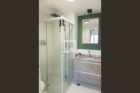 Studio para alugar com 29m², 1 quarto e sem vaga Studio para alugar com 29m², 1 quarto e sem vagaBanheiro