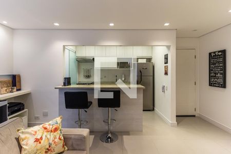 Sala de apartamento à venda com 1 quarto, 45m² em Santa Cecilia, São Paulo