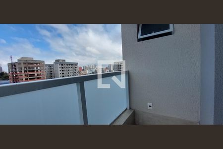 Varanda Quarto 1 suíte de apartamento para alugar com 2 quartos, 62m² em Parque das Nações, Santo André
