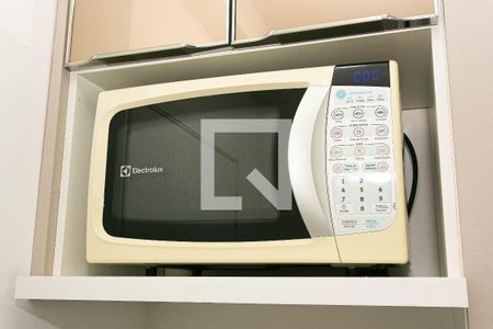 Studio para alugar com 24m², 1 quarto e 1 vagaCozinha - Microondas