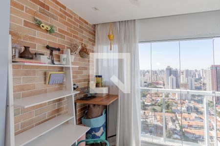 Varanda da Sala de apartamento à venda com 2 quartos, 54m² em Chácara Santo Antônio (zona Sul), São Paulo