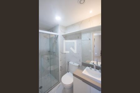 Banheiro Suíte de apartamento para alugar com 1 quarto, 62m² em Jardim das Acácias, São Paulo