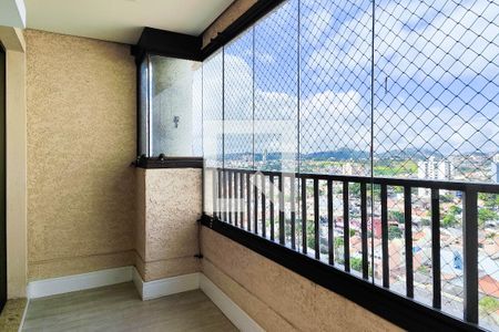 Varanda da Sala de apartamento para alugar com 2 quartos, 92m² em Vila Pires, Santo André