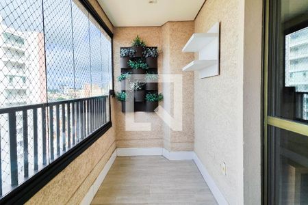 Varanda da Sala de apartamento para alugar com 2 quartos, 92m² em Vila Pires, Santo André