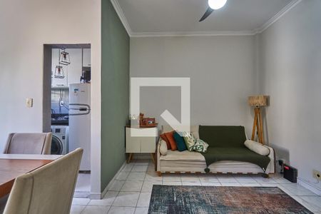 Sala  de apartamento à venda com 1 quarto, 48m² em Tijuca, Rio de Janeiro
