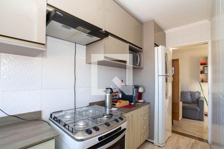 Cozinha de apartamento à venda com 1 quarto, 44m² em Jardim Dourado, Guarulhos