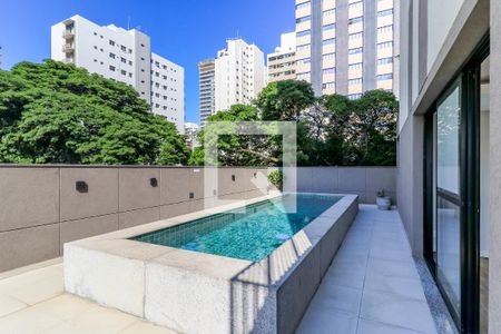 Studio à venda com 26m², 1 quarto e sem vaga Studio à venda com 26m², 1 quarto e sem vagaÁrea comum - Piscina