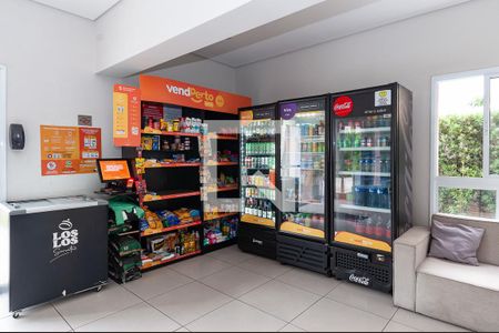 Apartamento para alugar com 41m², 2 quartos e 1 vaga Apartamento para alugar com 41m², 2 quartos e 1 vagaÁrea Comum - Minimercado