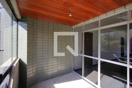 Varanda da Sala de apartamento à venda com 4 quartos, 130m² em Carmo, Belo Horizonte