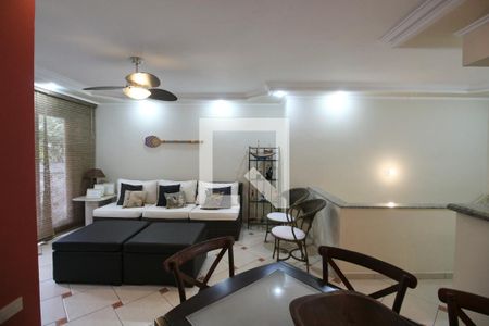 Sala de apartamento para alugar com 3 quartos, 101m² em Balneario Cidade Atlantica, Guarujá