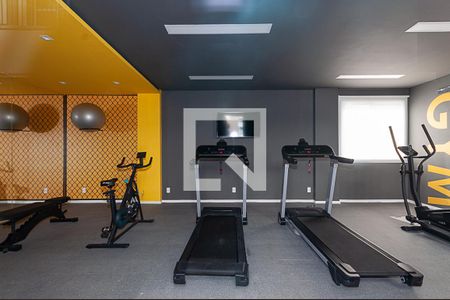 Apartamento para alugar com 27m², 1 quarto e sem vaga Apartamento para alugar com 27m², 1 quarto e sem vagaÁrea Comum - Academia