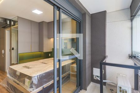 Studio para alugar com 30m², 1 quarto e sem vagaVaranda