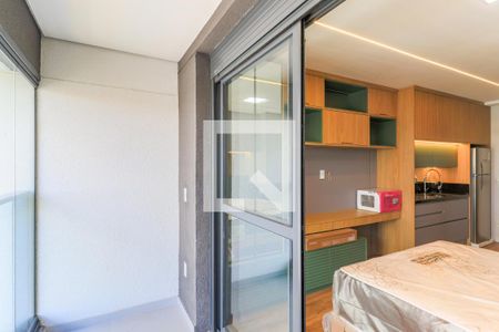 Studio para alugar com 30m², 1 quarto e sem vagaVaranda