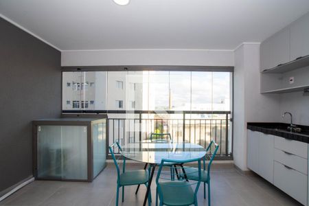 Varanda gourmet de kitnet/studio para alugar com 1 quarto, 39m² em Vila Camargos, Guarulhos