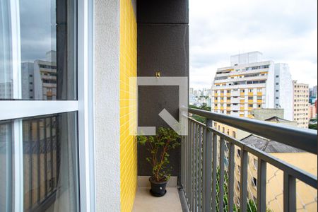 Studio à venda com 29m², 1 quarto e sem vagaVaranda da Sala/Quarto