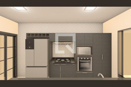 Casa de condomínio para alugar com 181m², 3 quartos e 4 vagasProjeto Cozinha