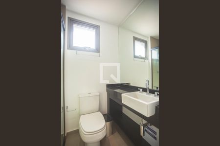 Banheiro de kitnet/studio para alugar com 1 quarto, 21m² em Vila Clementino, São Paulo