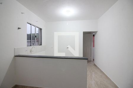 Sala/Cozinha de apartamento para alugar com 1 quarto, 42m² em Nova Petrópolis, São Bernardo do Campo