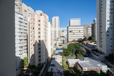 Vista da Sala/Quarto de kitnet/studio à venda com 1 quarto, 35m² em Bela Vista, São Paulo