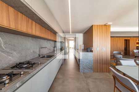 Varanda Gourmet de apartamento à venda com 3 quartos, 213m² em Santo Amaro, São Paulo