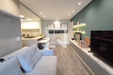 Sala de apartamento para alugar com 2 quartos, 57m² em Parque Camélias, Campinas