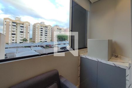 Varanda da Sala de apartamento para alugar com 2 quartos, 57m² em Parque Camélias, Campinas