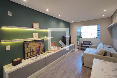 Sala de apartamento à venda com 2 quartos, 57m² em Jardim do Trevo, Campinas