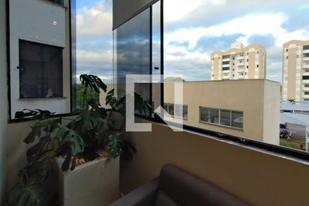 Varanda da Sala de apartamento para alugar com 2 quartos, 57m² em Parque Camélias, Campinas