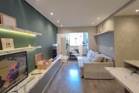 Sala de apartamento à venda com 2 quartos, 57m² em Jardim do Trevo, Campinas