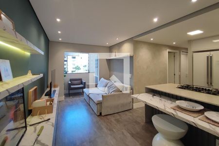 Sala de apartamento para alugar com 2 quartos, 57m² em Parque Camélias, Campinas